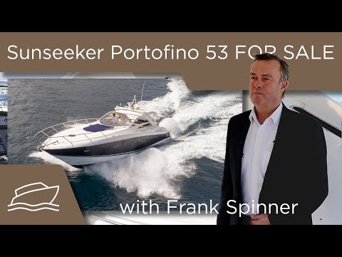 Sunseeker Portofino 53 with Frank Spinner - FOR SALE