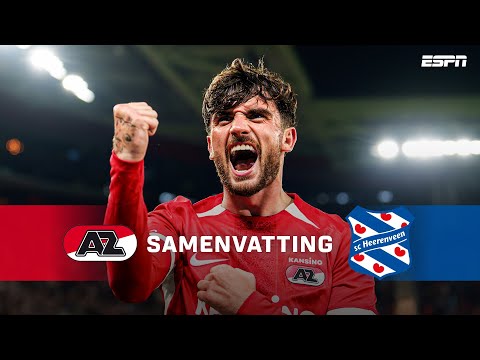 🇮🇪 TROY PARROTT maakt er 4️⃣ in duel met TIEN DOELPUNTEN 🍿 | Samenvatting AZ - sc Heerenveen