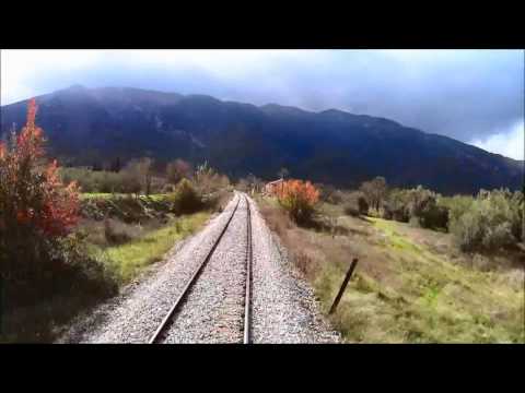 Cab Ride Tithorea - Bralos - Papadia Viaduct ....(driver's eye view) - [253]