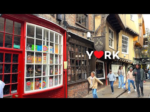 [4K]🇬🇧 Walking in York, UK – A Medieval Gem in Northern England | Betty's Café Tea Rooms🫖(2025)