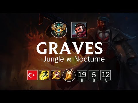 Graves Jungle vs Nocturne - TR Challenger Patch 8.10