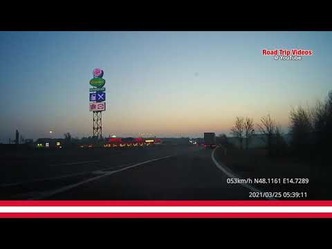 from AUSTRIA over HUNGARY to west SERBIA - march 2021