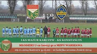 preview picture of video 'Mazur Karczew 2003 - 10 kolejka (Jesień 2014)'