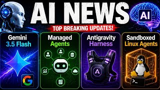 Gemini 3.5 Flash, Managed Agents, Antigravity Harness, Sandboxed Linux Agents : AI NEWS