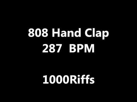 808 Hand Clap : 287 BPM - Beats Per Minute