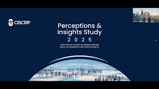 First Look: CISCRP's 2025 Perceptions & Insights Study Webinar