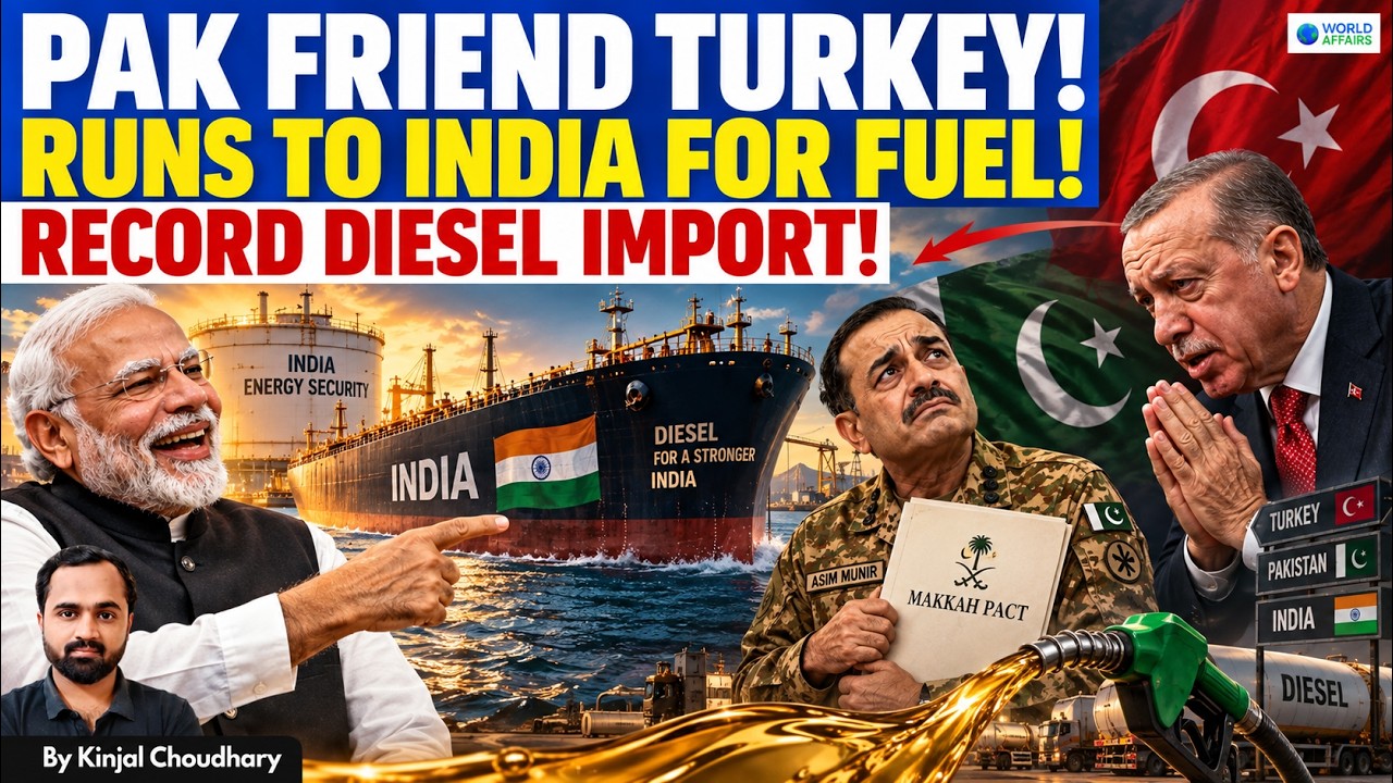 TURKEY NOW RUNS ON INDIAN DIESEL - Makkah Pact In Trouble? Ally Erdogan Shocks Pakistan | Kinjal