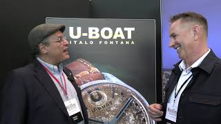 Talking about U-Boat watches at Watchtime Dusseldorf