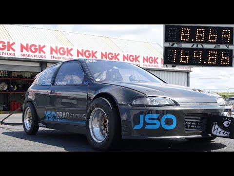 1000+ HP Honda Civic - Quickest FWD Car In France - 8.86 @ 164mph