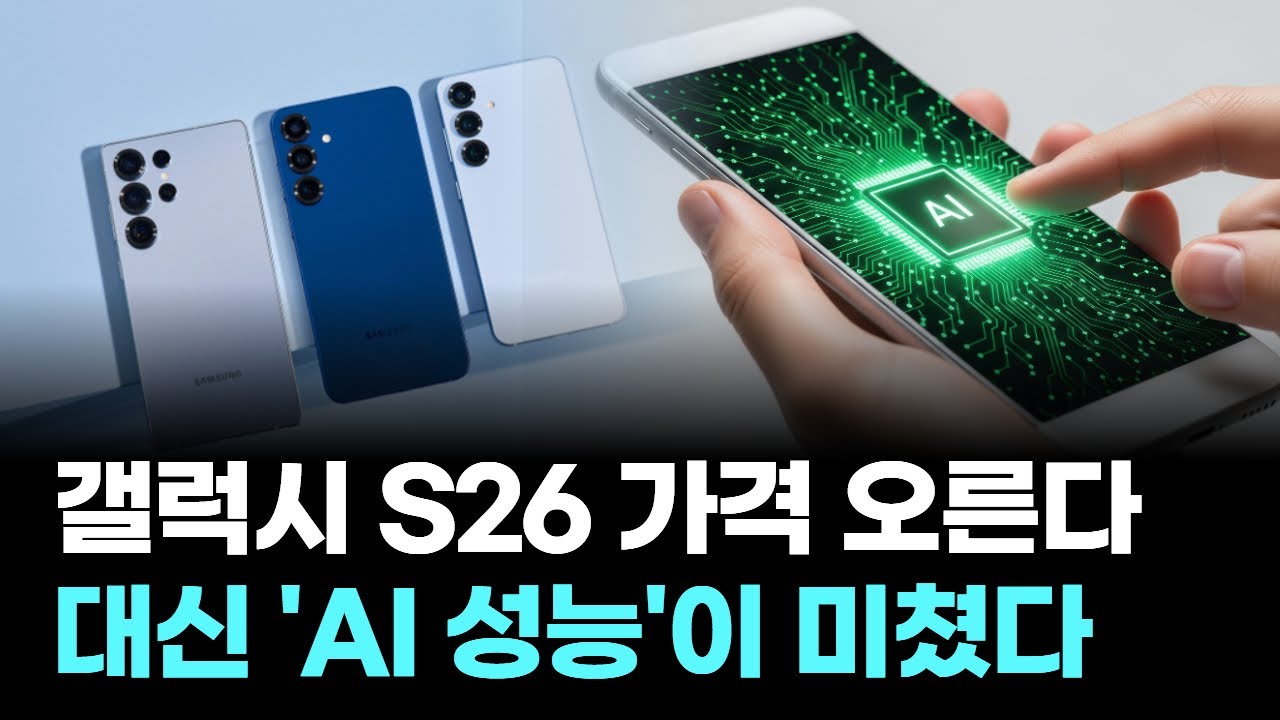갤럭시 S26 가격 오른다…대신 ‘AI 성능’이 미쳤다