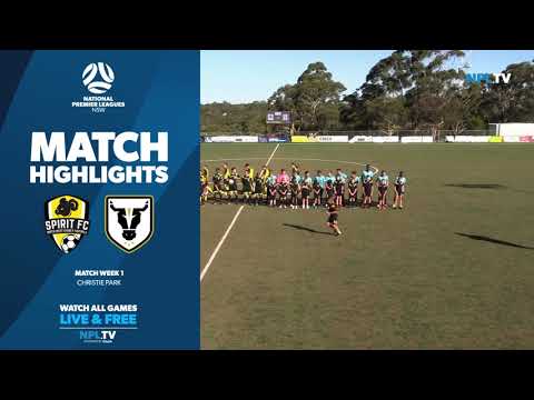 NPL NSW Men's Round 1 Fixture – NWS Spirit FC v Bulls Academy FC