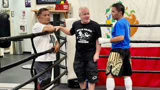 MANNY PACQUIAO’S FIRST DAY BACK IN WILD CARD GYM WITH FREDDIE ROACH!