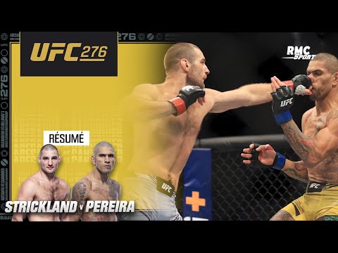 UFC 276 : Expéditif, Pereira met KO Strickland au 1er round