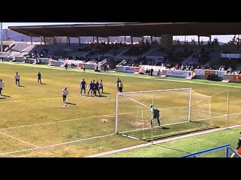 Penalty de Curro Vacas al Laudio