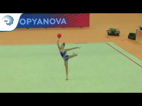 Yulia VODOPYANOVA (ARM) - 2018 Rhythmic Europeans, junior ball final