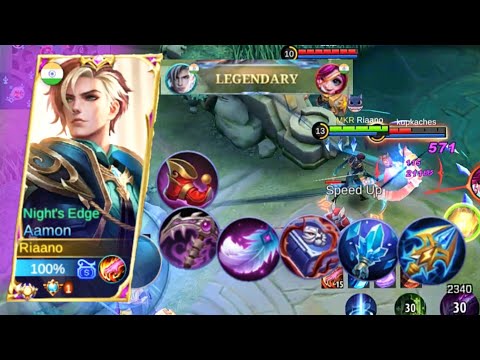 Aamon CD Reduction Hack Build = Auto Legendary??! 😱 ||| 18 Kills In Rank || MLBB 🔥
