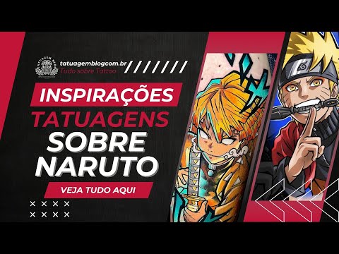 TATUAGEM DE NARUTO IDEAL PARA FÃS DE ANIMES 🚀🔥