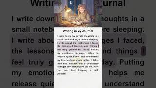 Writing in My Journal