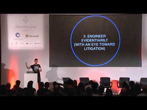 DEVCON1: Agreement Making in Solidity: A Legal Perspective - Bill Marino