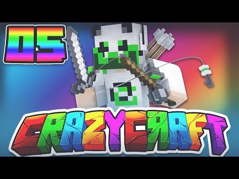 Minecraft CRAZY CRAFT 3.0 SMP - Episode 5 - MOBZILLA!!!