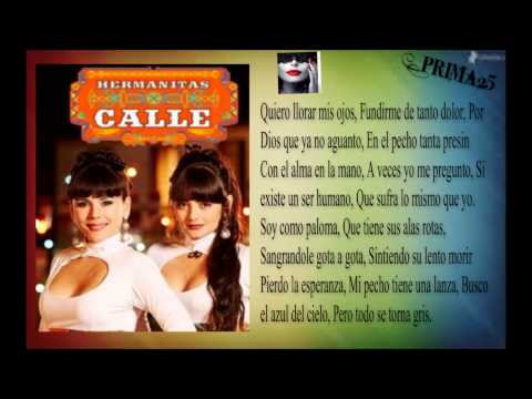 Dolor Las hermanitas calle letra