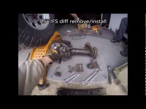 How to Remove/Install a Toyota 7.5" IFS Diff- Pickup/4Runner
