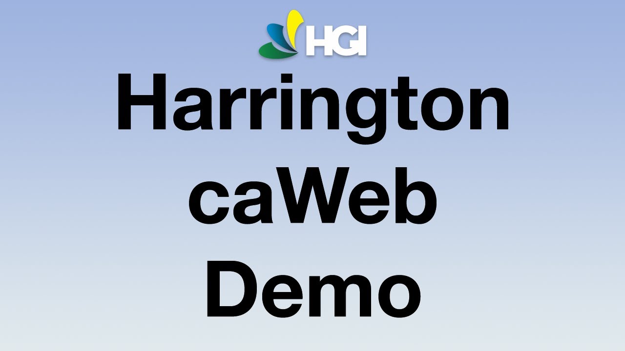 Harrington caWeb Demo