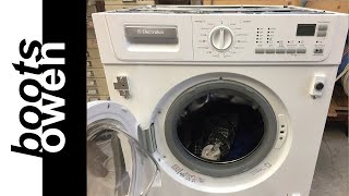 How to clean an Electrolux EWX14450W integrated washing machine filter