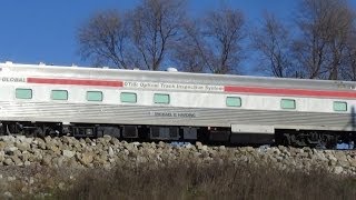preview picture of video 'BNSF Geometry Train East of Ottumwa, Iowa'