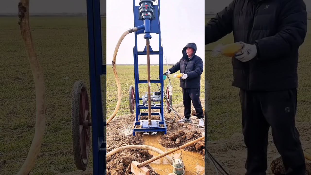 100-meter water well drilling machine Small household civil drilling machine