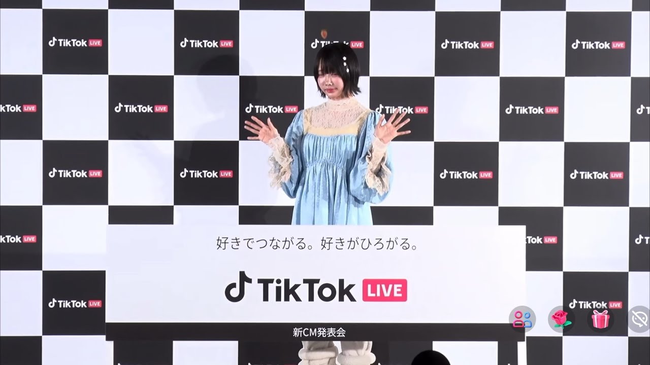 TikTok LIVE 新CM発表会（2026.03.09）ゲストあのちゃん