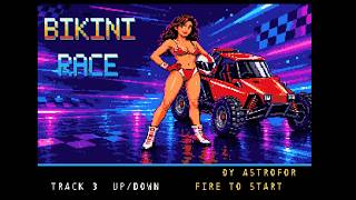 ATARI XL / XE / VBXE += BIKINI RACE =+ NEW WIP GAME 2026 - VER 1.1