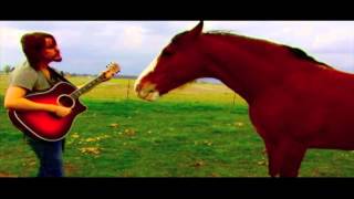 Gran Bel Fisher plays guitar for a Horse