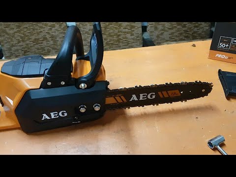 Пила цепная аккумуляторная AEG ACS18B30 (без батареи)