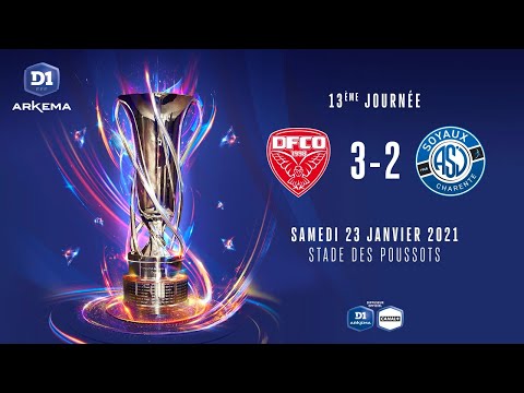 D1 Arkema, J13 : Dijon FCO - ASJ Soyaux (3-2)
