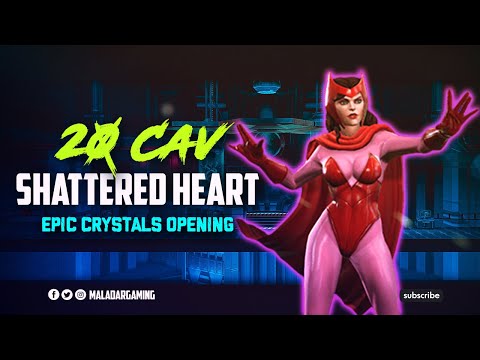 20 Cavalier Shattered Heart Crystals Opening Part 2 - Marvel Contest of Champions