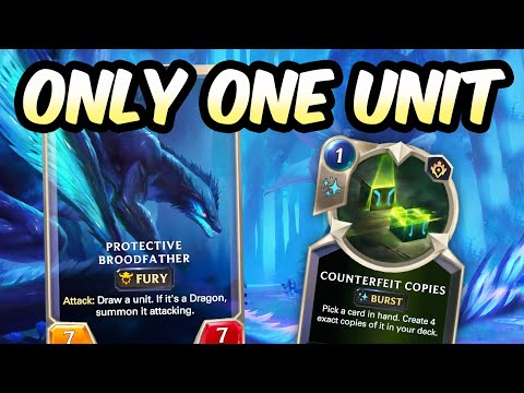 This Deck only has ONE Unit - Broodfather LoR