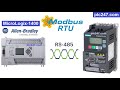 MicroLogix 1400 Modbus RTU Sinamics V20 Tutorial