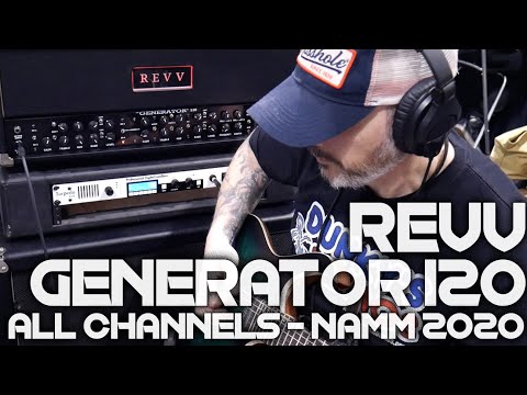Revv Amps Generator 120 (Gen120) Channel Run-through - NAMM 2020