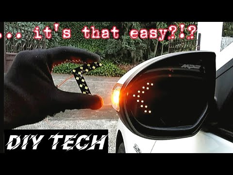 LED Arrow Turn Signal Lights Installation on a Mazda 3