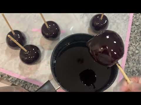 How to make "Black" Candy Apples 🍏 | Black Candy Apples no medicine taste #candyapples #tutorial
