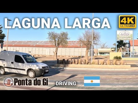 LAGUNA LARGA en 4K [PROVINCIA de CORDOBA] #driving 2024 TOUR uhd VIRTUAL - ARGENTINA