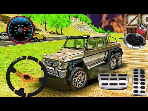 Offroad 6x6 Monster Truck Driving 3D - Luxury Jeep Hummer Mountain Driver - Android GamePlay