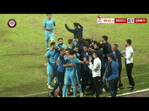 Tarsus İdman Yurdu: 1 - Çorum FK: 1 (ÖZET)