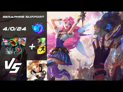 SUPPORT Seraphine vs Lux - NA Grandmaster Patch 14.24