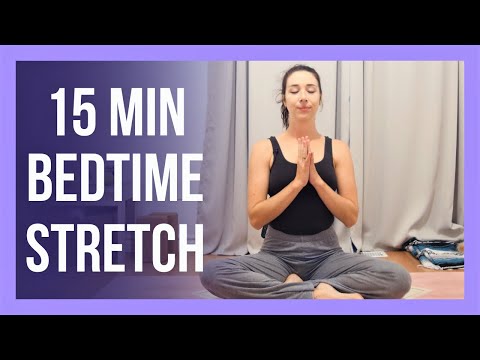 15 min Evening Yoga Stretch - NO PROPS Bedtime Yoga Stretches