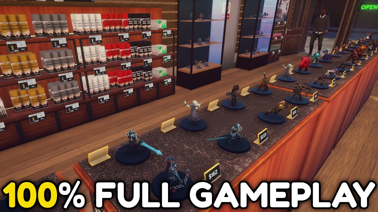 Im Playing 100% of Tabletop Game Shop Simulator