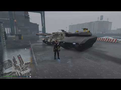 Grand Theft Auto V Tank Vs Tank #KhanJali Vs #Rhino