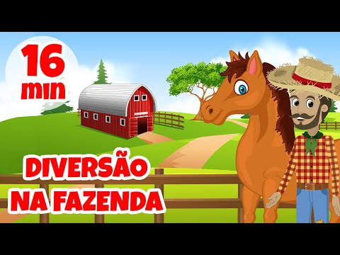 Diversão na Fazenda da Giramille - 16 min | Desenho Animado Musical