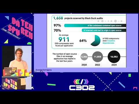 Video Thumbnail: Verteilte Scharniere zwischen Maintainer:innen und Industrie #ds25